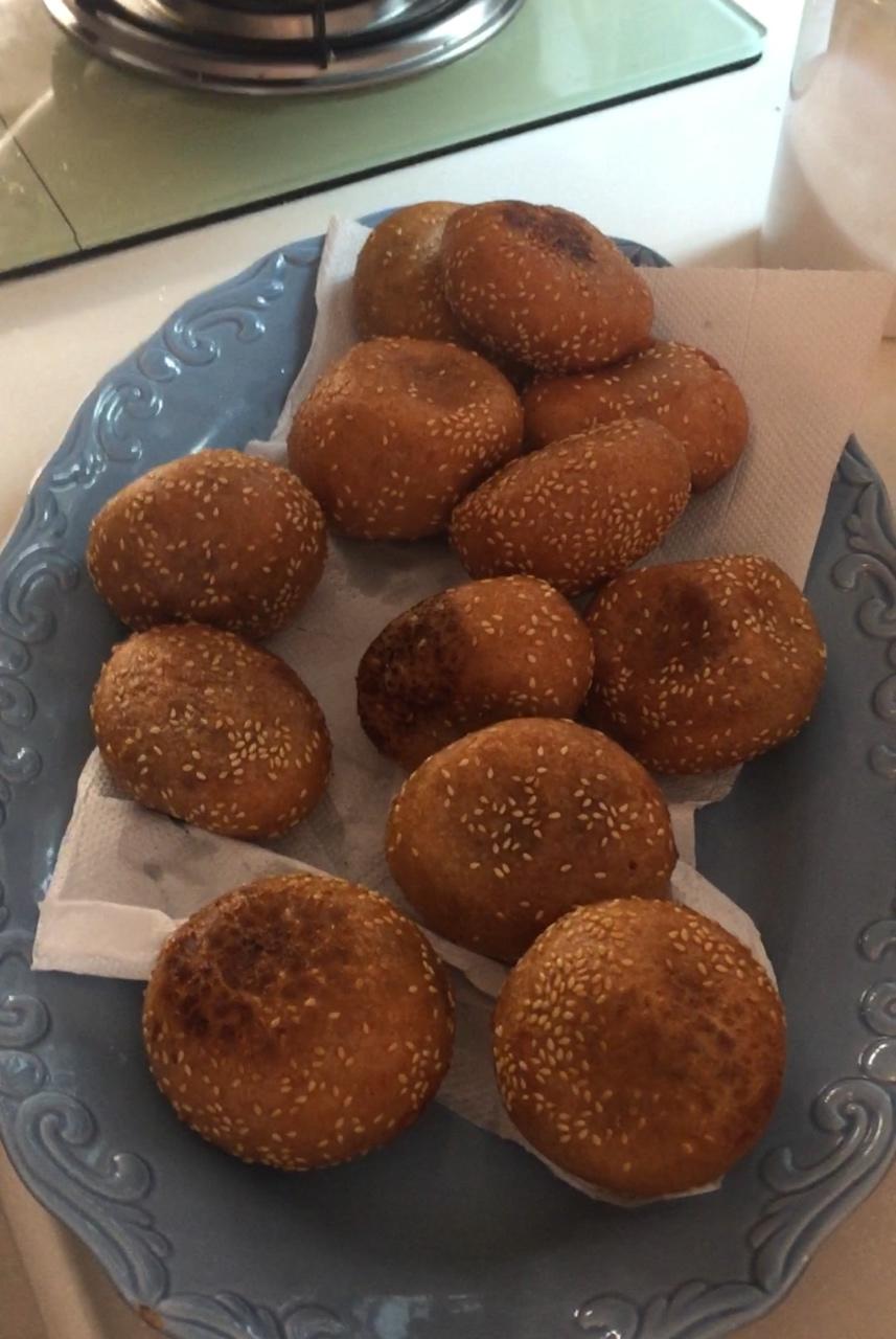 豆沙麻球