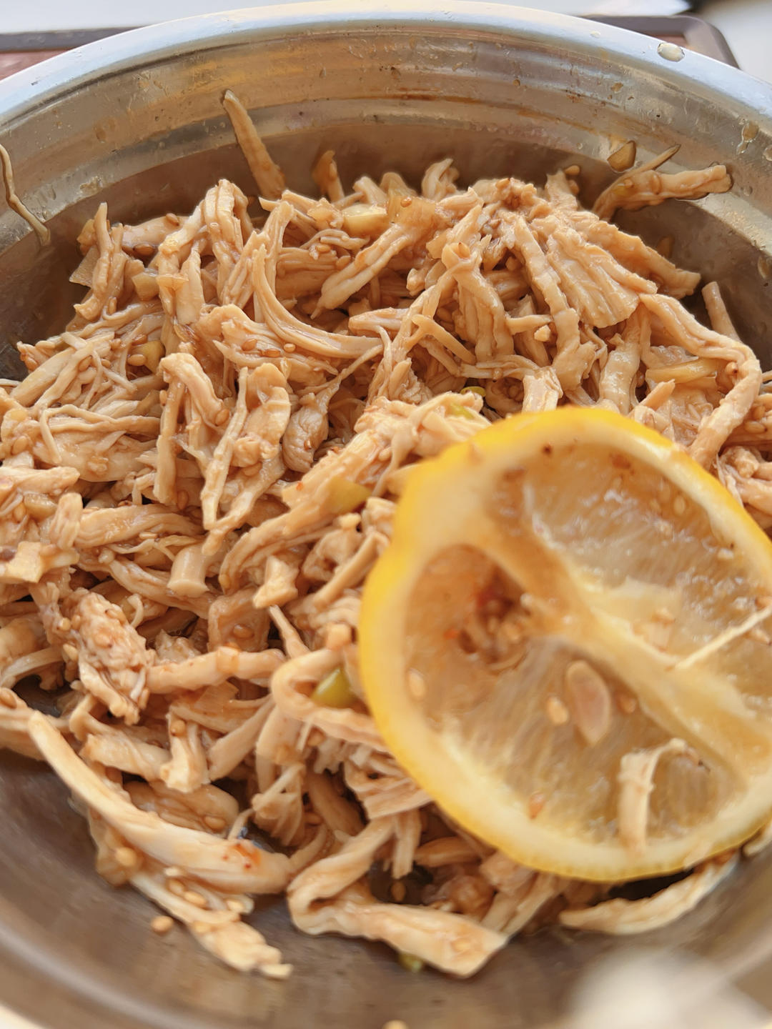 ✅ 第6道快手低脂菜✨清爽美味的柠檬鸡丝🍋鸡胸肉满分吃法💯