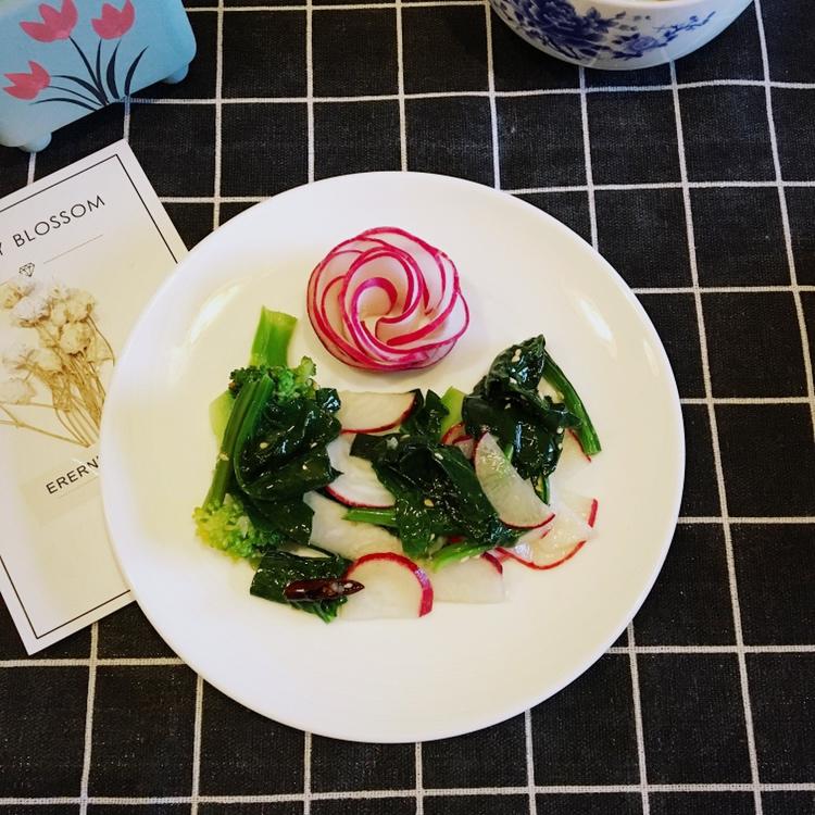 巧做樱桃萝卜花