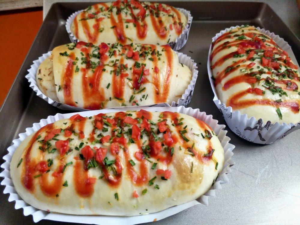 香葱火腿肉松面包