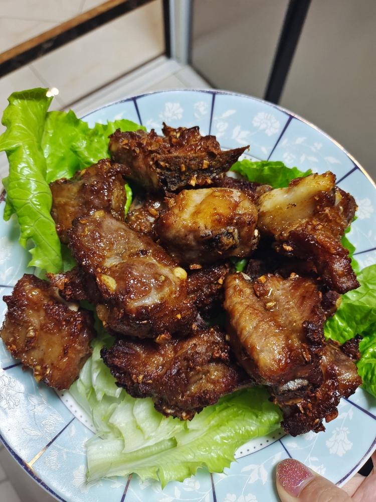 空气炸锅之蒜香排骨