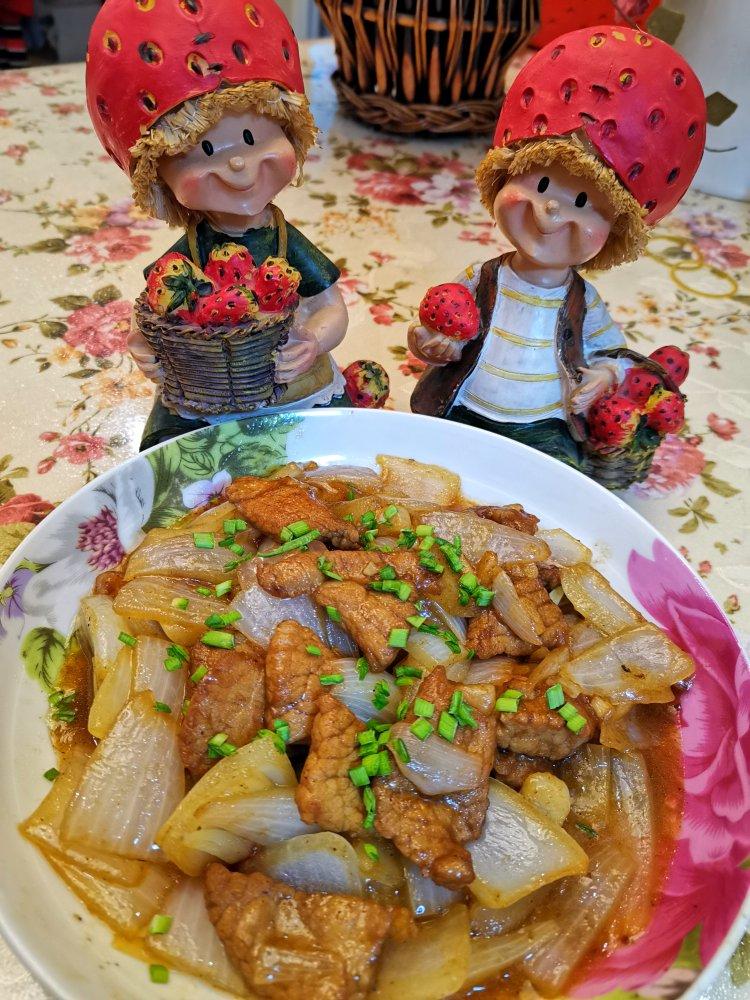 洋葱炒牛肉