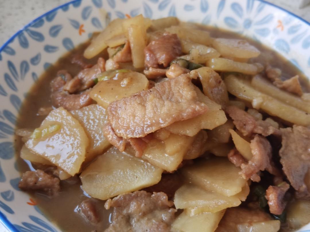 肉炒土豆片