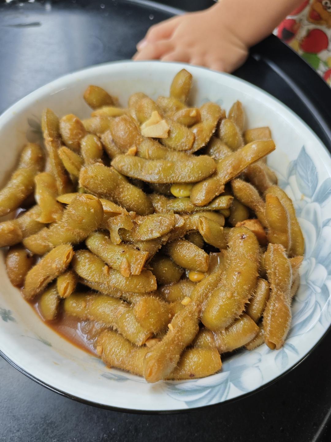 卤毛豆（记录）