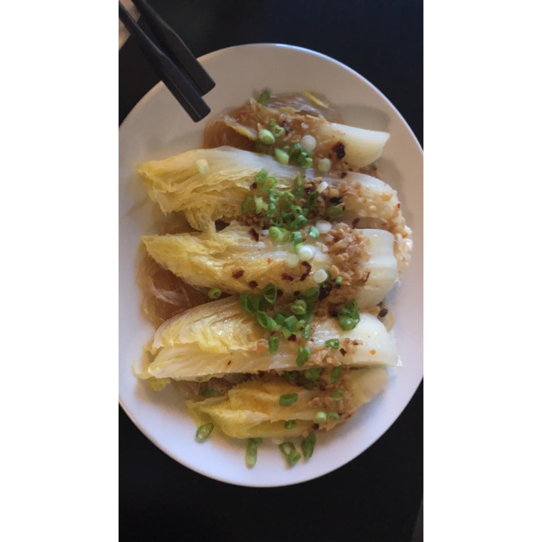 蒜蓉粉丝蒸娃娃菜