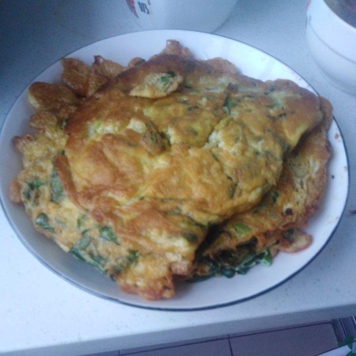 生菜鸡蛋饼