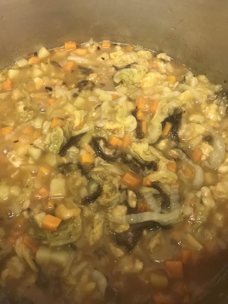 疙瘩汤（一口家乡味）的做法