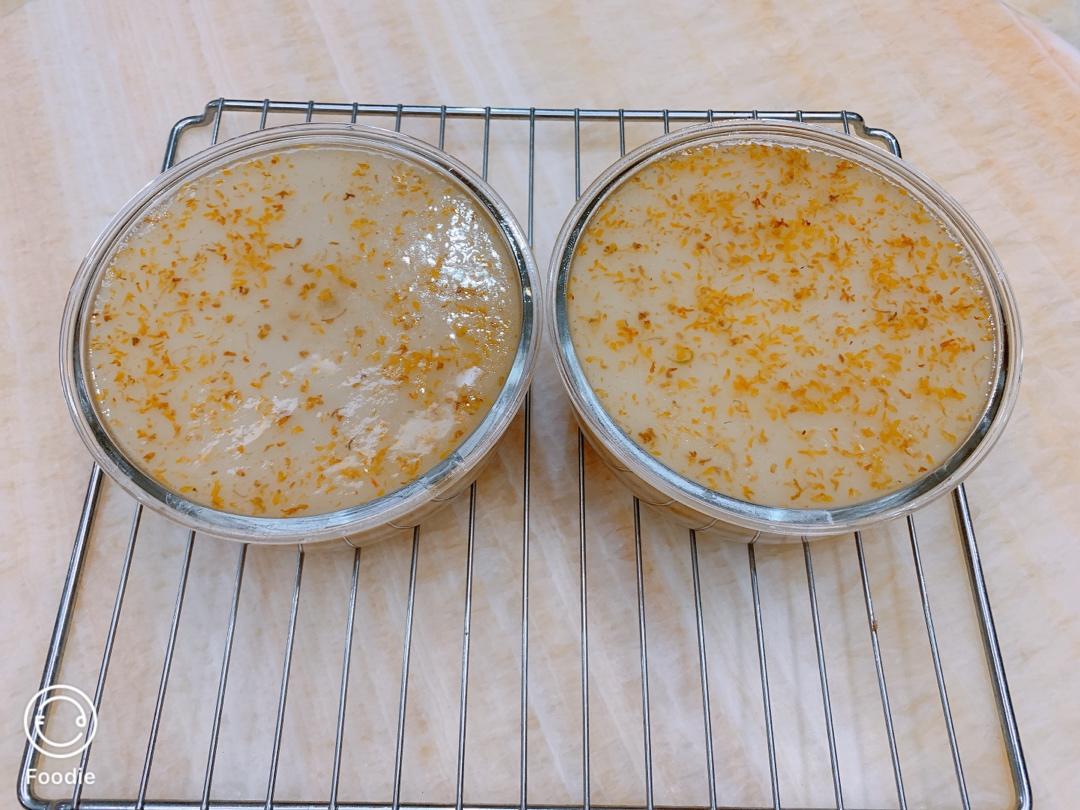 超简单的桂花椰奶千层糕