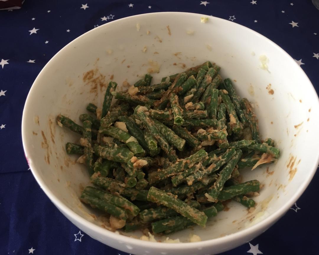 蒜泥和麻汁是绝配之【麻汁豆角】