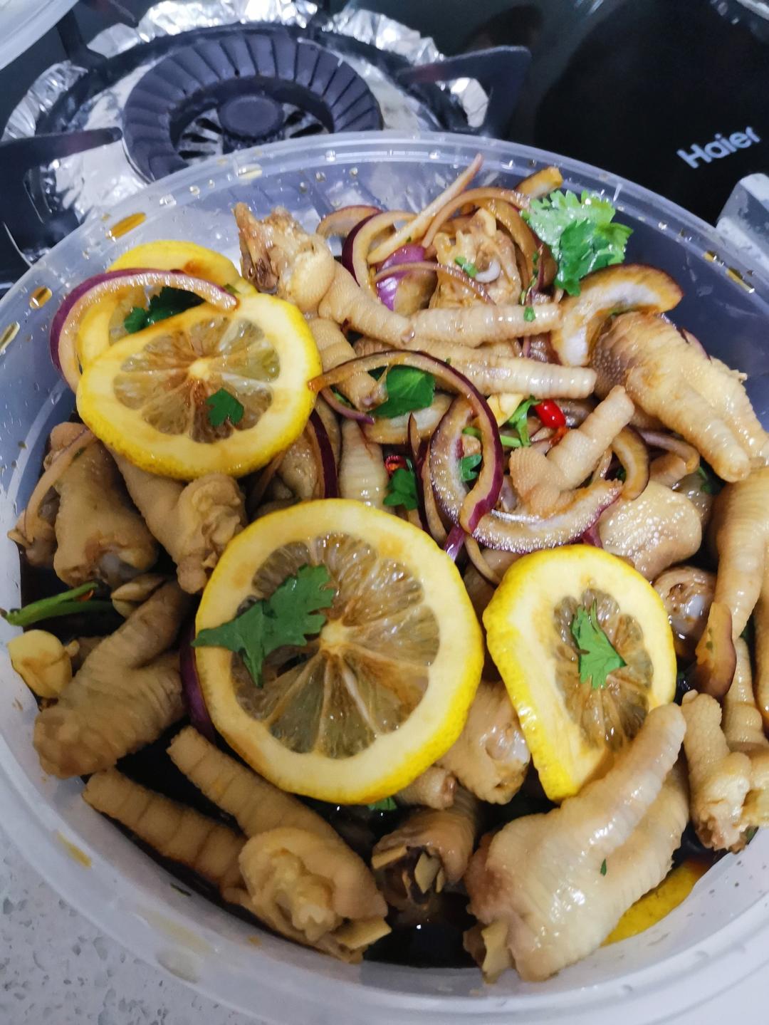【柠檬酸辣鸡爪】自制超级无敌美味的网红鸡爪