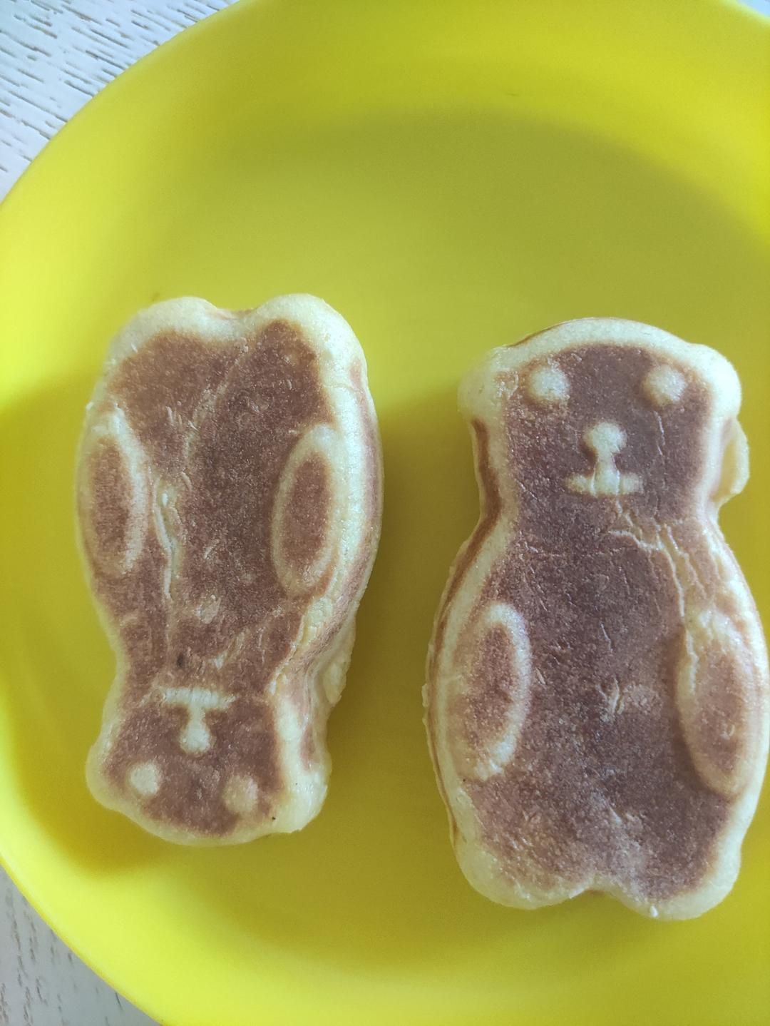 南瓜蜜豆华夫饼