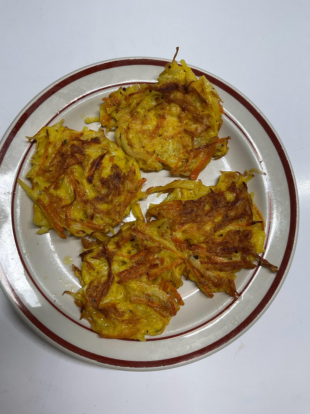 土豆饼(土豆胡萝卜丝饼)