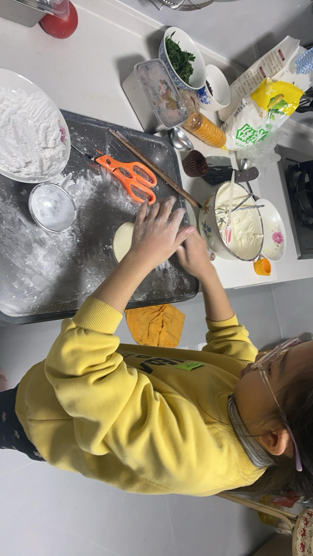 纯奶手撕吐司的做法 步骤1