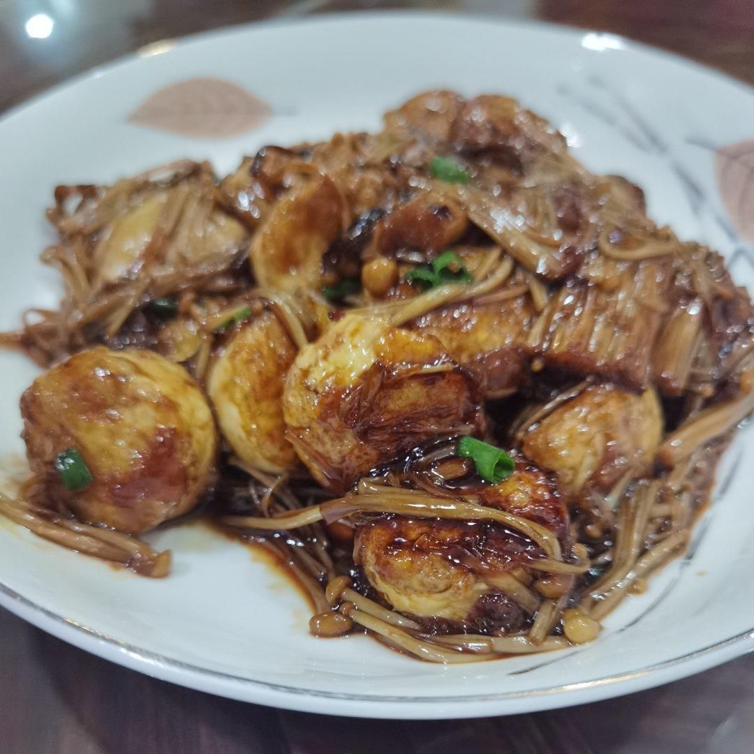 爆好吃的金针菇日本豆腐🔥超简单的家常菜谱～