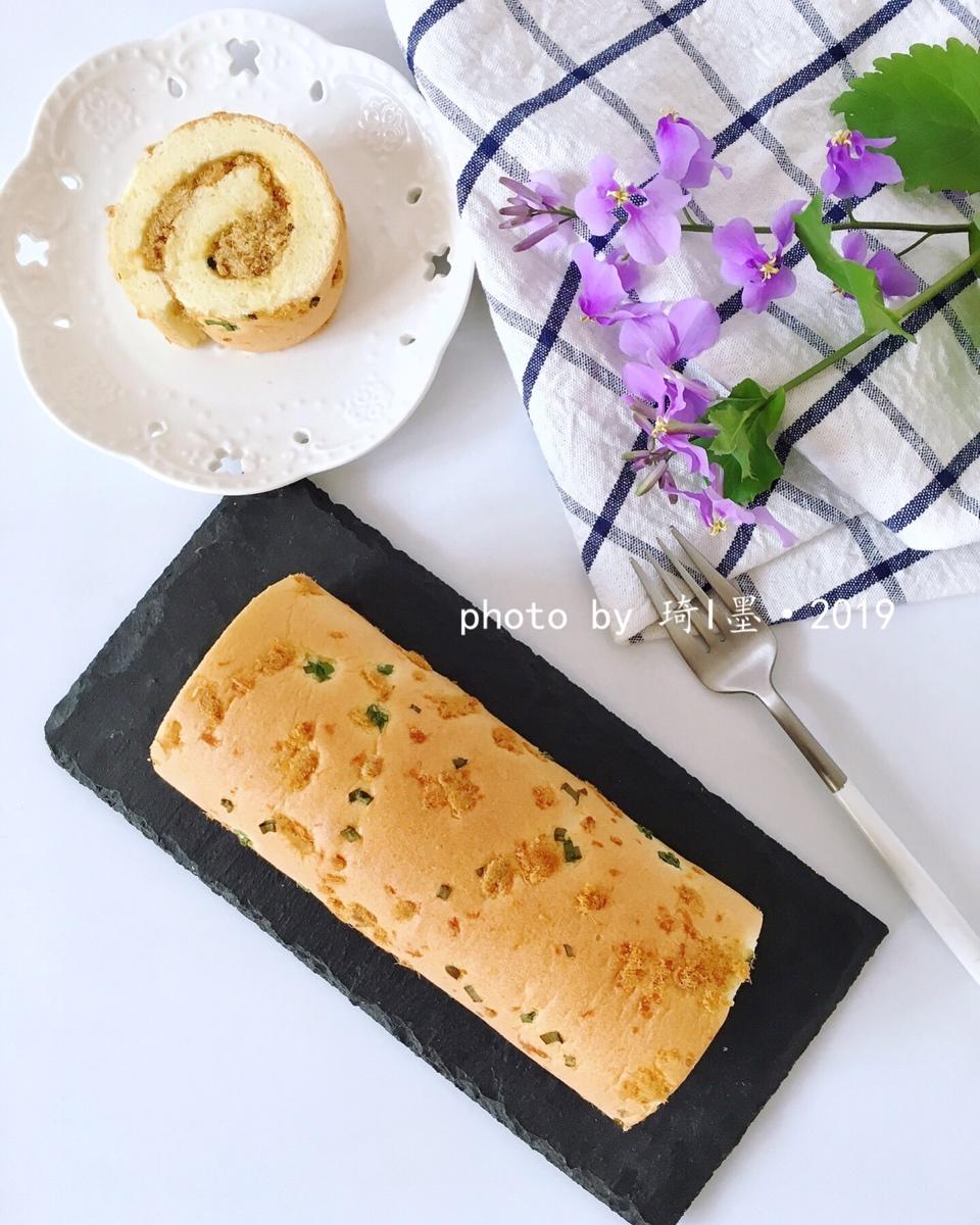 香葱肉松蛋糕卷