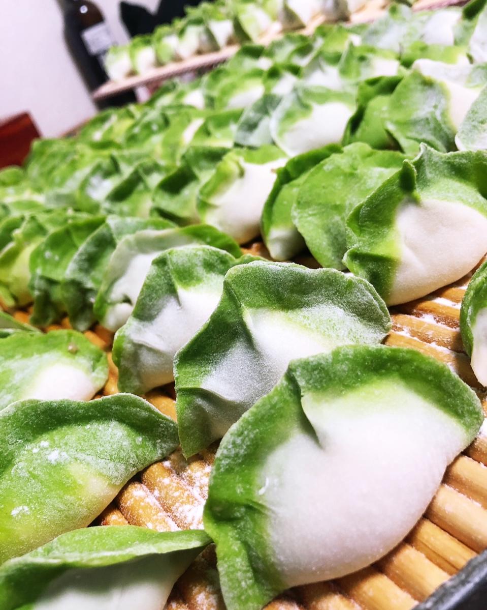 白菜饺子详细包法