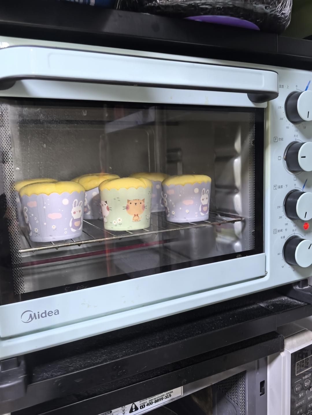 海绵蛋糕，纸杯蛋糕，全蛋蛋糕，小美，橙子味，3蛋5杯