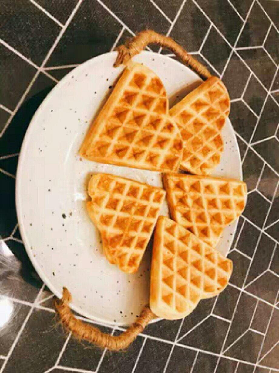 芝麻酸奶华夫饼