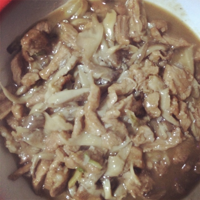 平菇炒肉