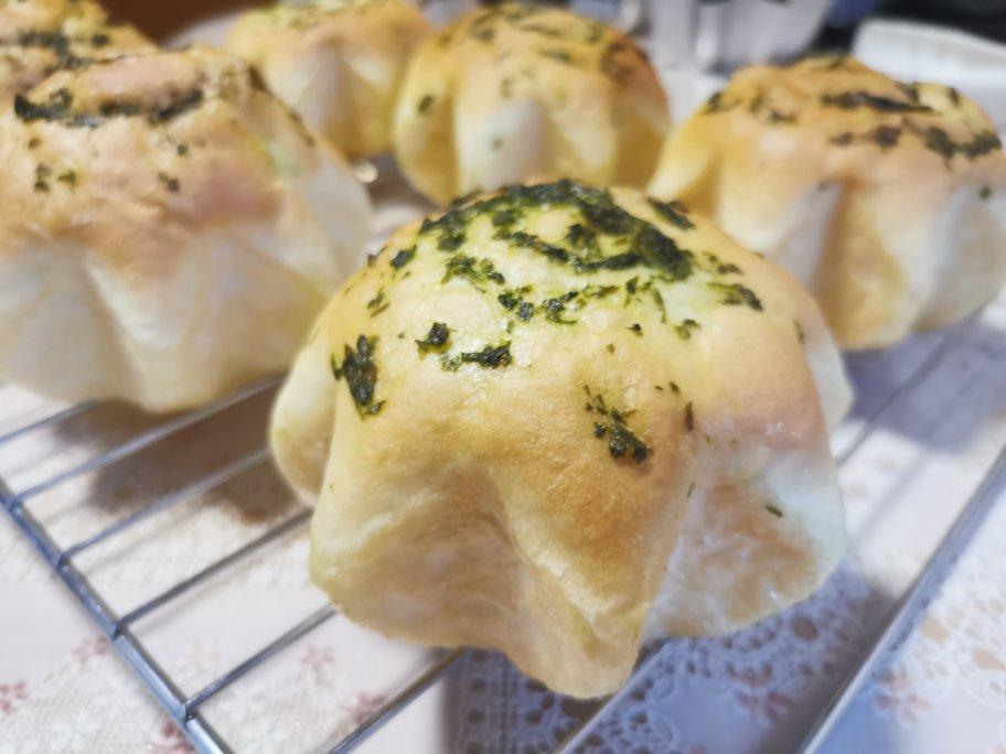 香葱肉松墨西哥包（液种+65度汤种）