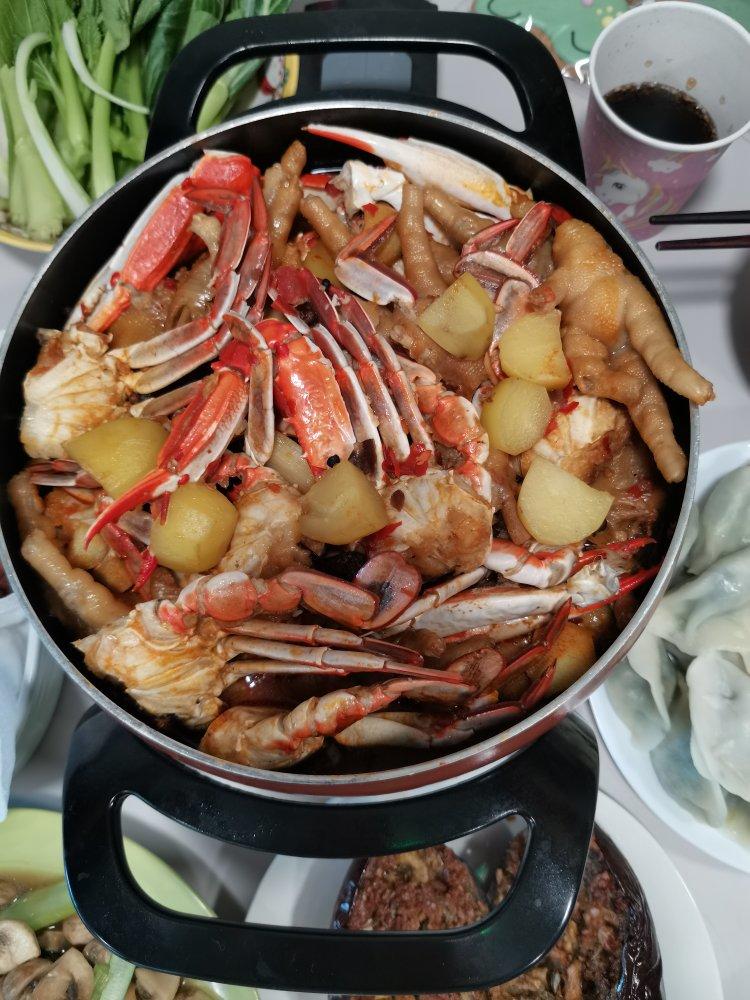 蟹肉煲