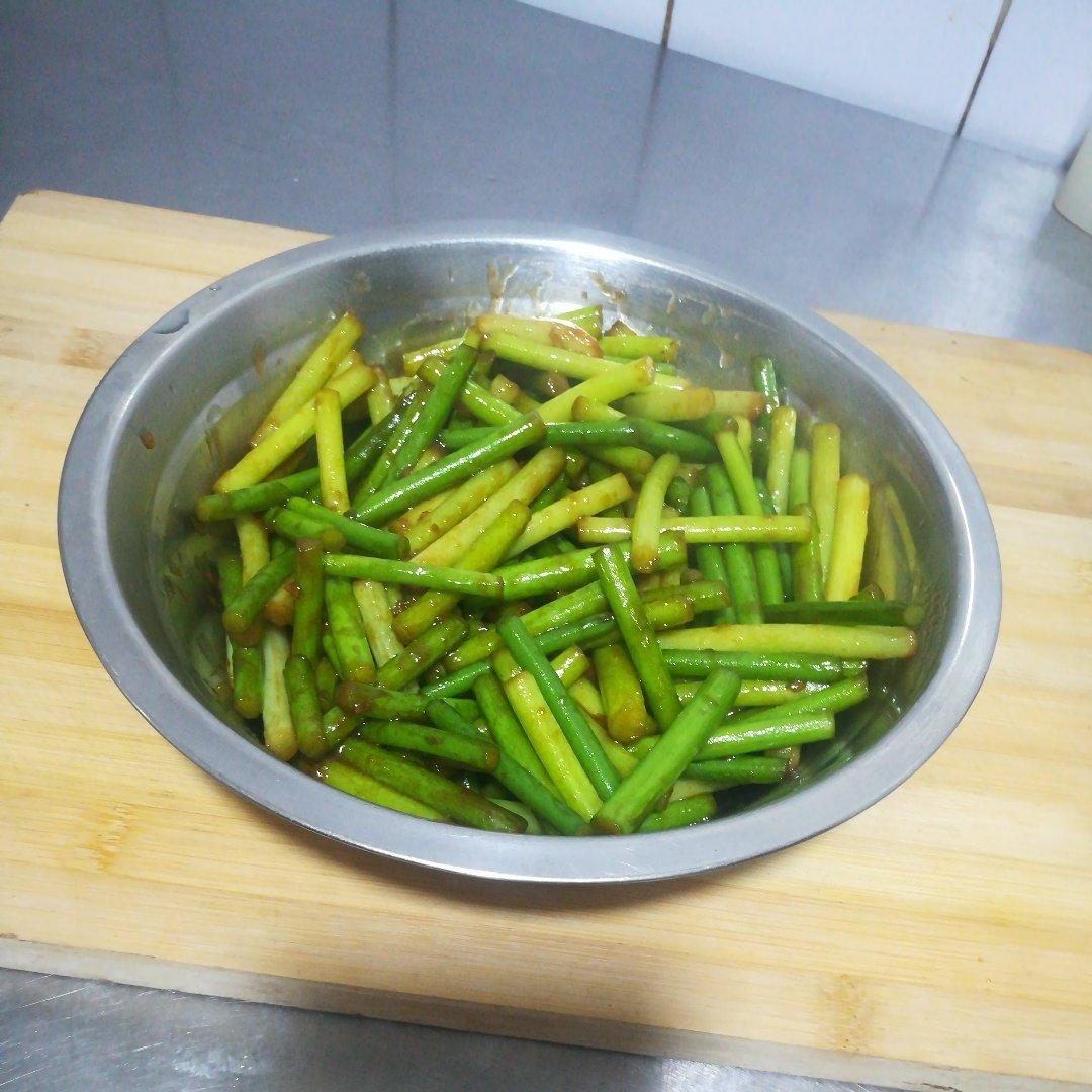 蒜苔炒肉丝(爆好吃收藏版)