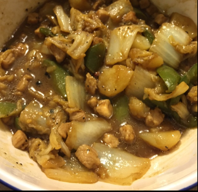 土豆红烧肉炖白菜