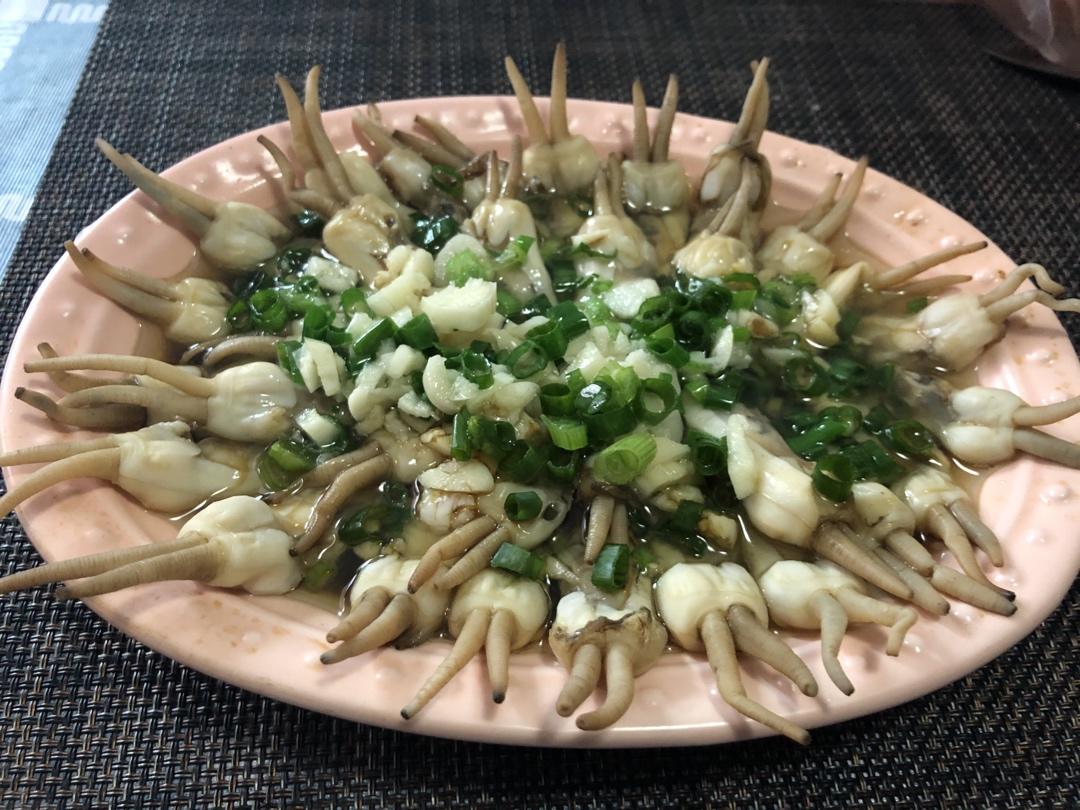 葱香蒜蓉双椒蛏子