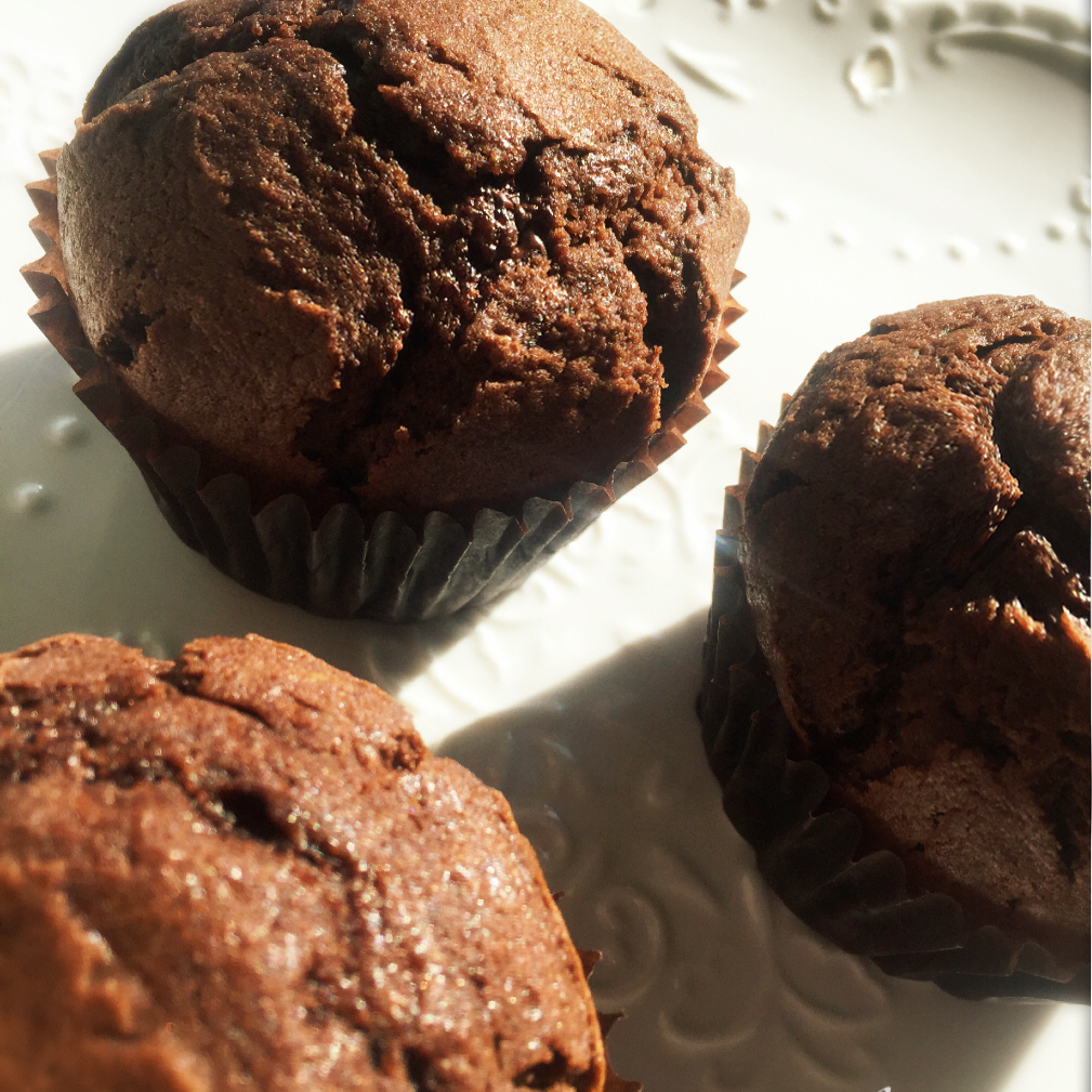 dudu白做的巧克力玛芬蛋糕muffincake