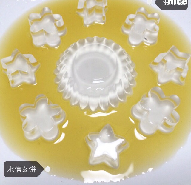 夏日冰露 - 水晶球信玄饼（翻译自日本的Cookpad网站）
