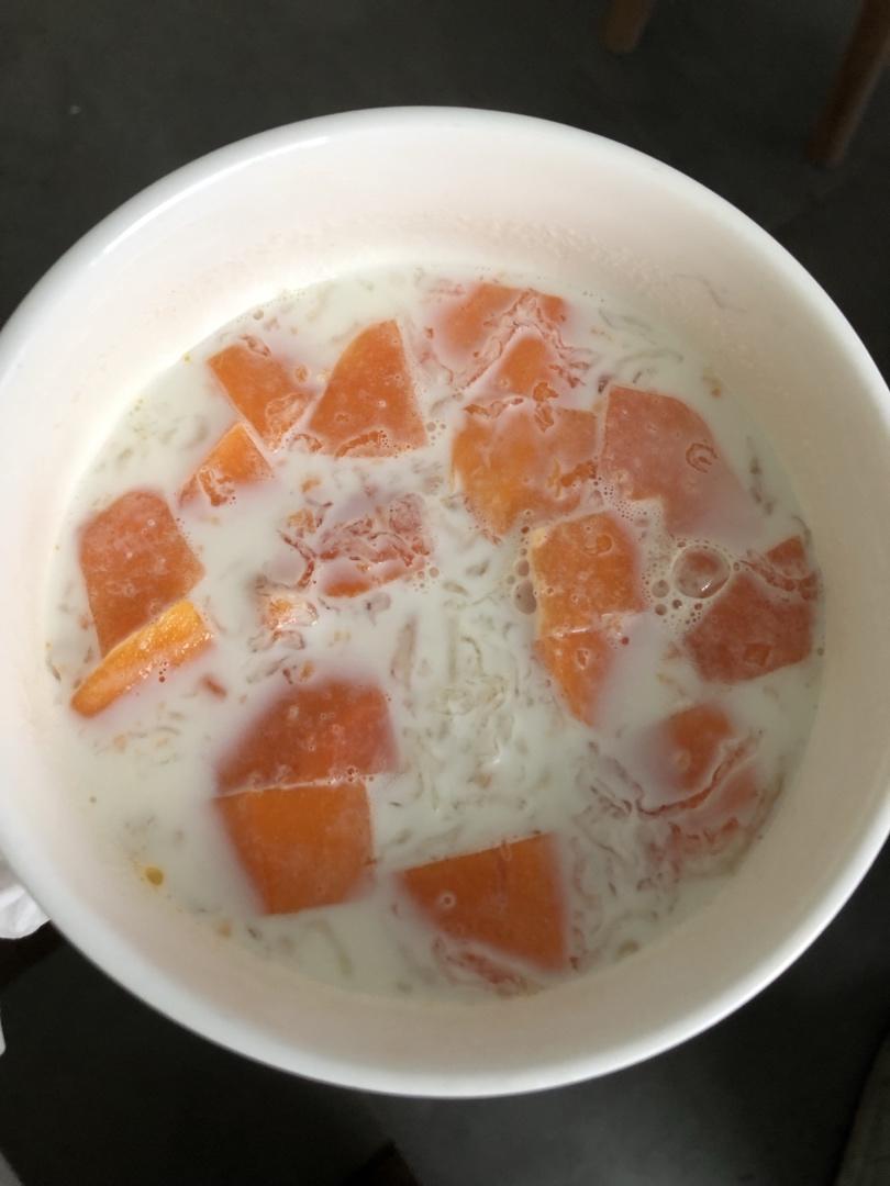 木瓜牛奶炖燕窝