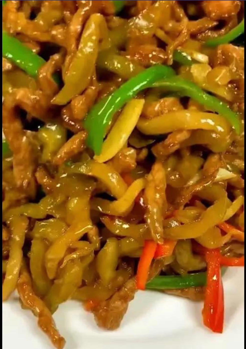 榨菜炒肉丝