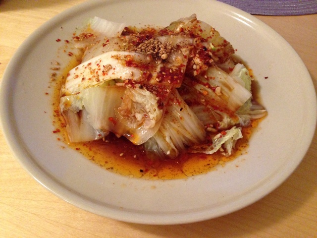 响油白菜