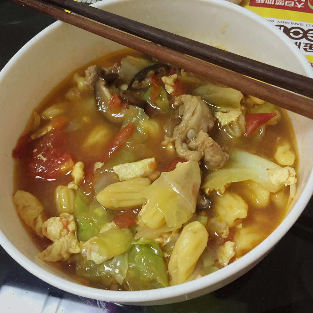 萌面侠——杂蔬耳朵面