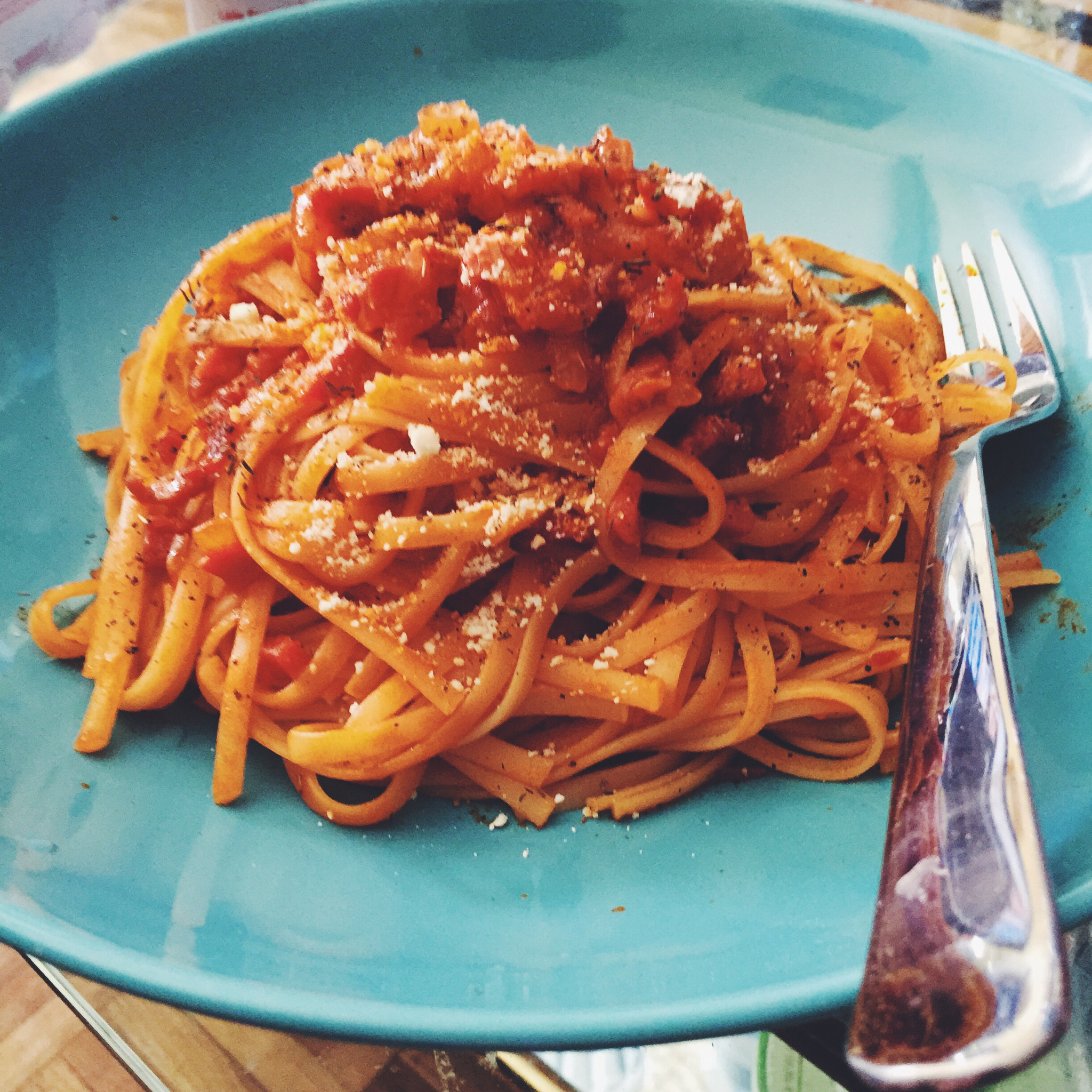 培根番茄意大利面