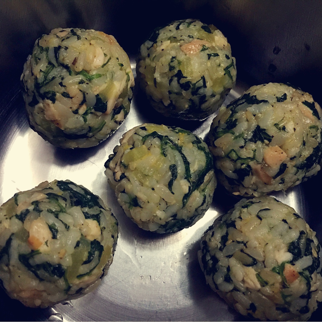 鸡肉蔬菜饭团OR拌饭（2.0版）—避免蔬菜焦虑| 健康·三餐