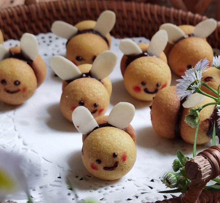 可可爱爱杏仁曲奇🐝过齿不忘酥酥杏仁香~