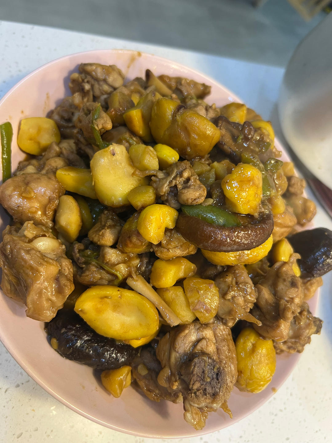 【栗子烧鸡】鸡肉都给你吃，栗子归我~