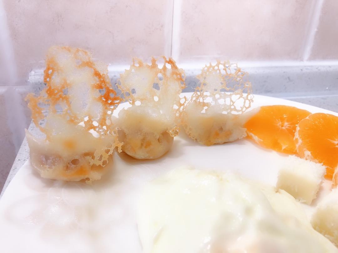 冰花蕾丝煎饺