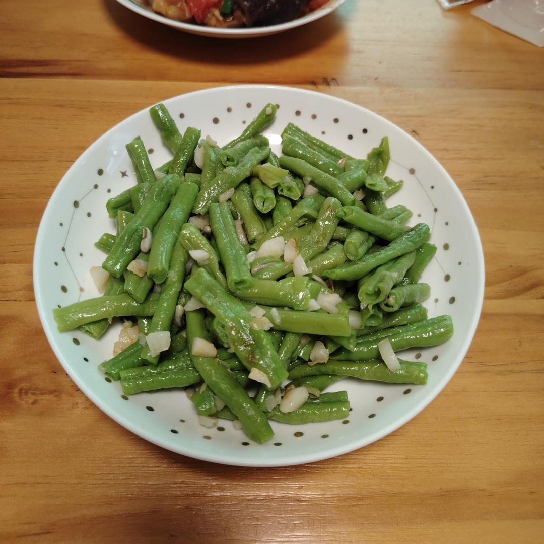 健康少油蒜泥拌长豆（豇豆）