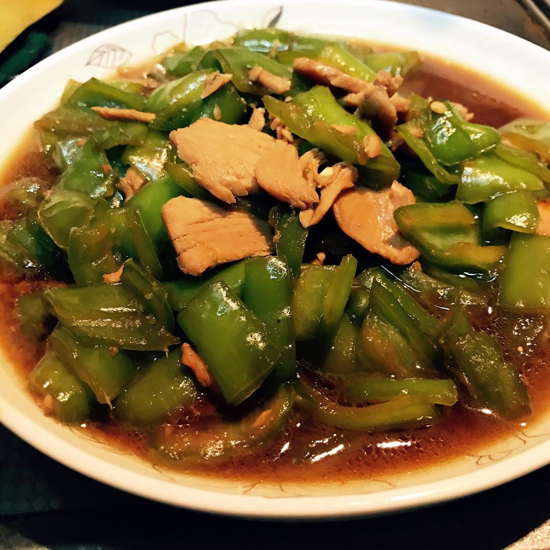 青椒炒肉丝