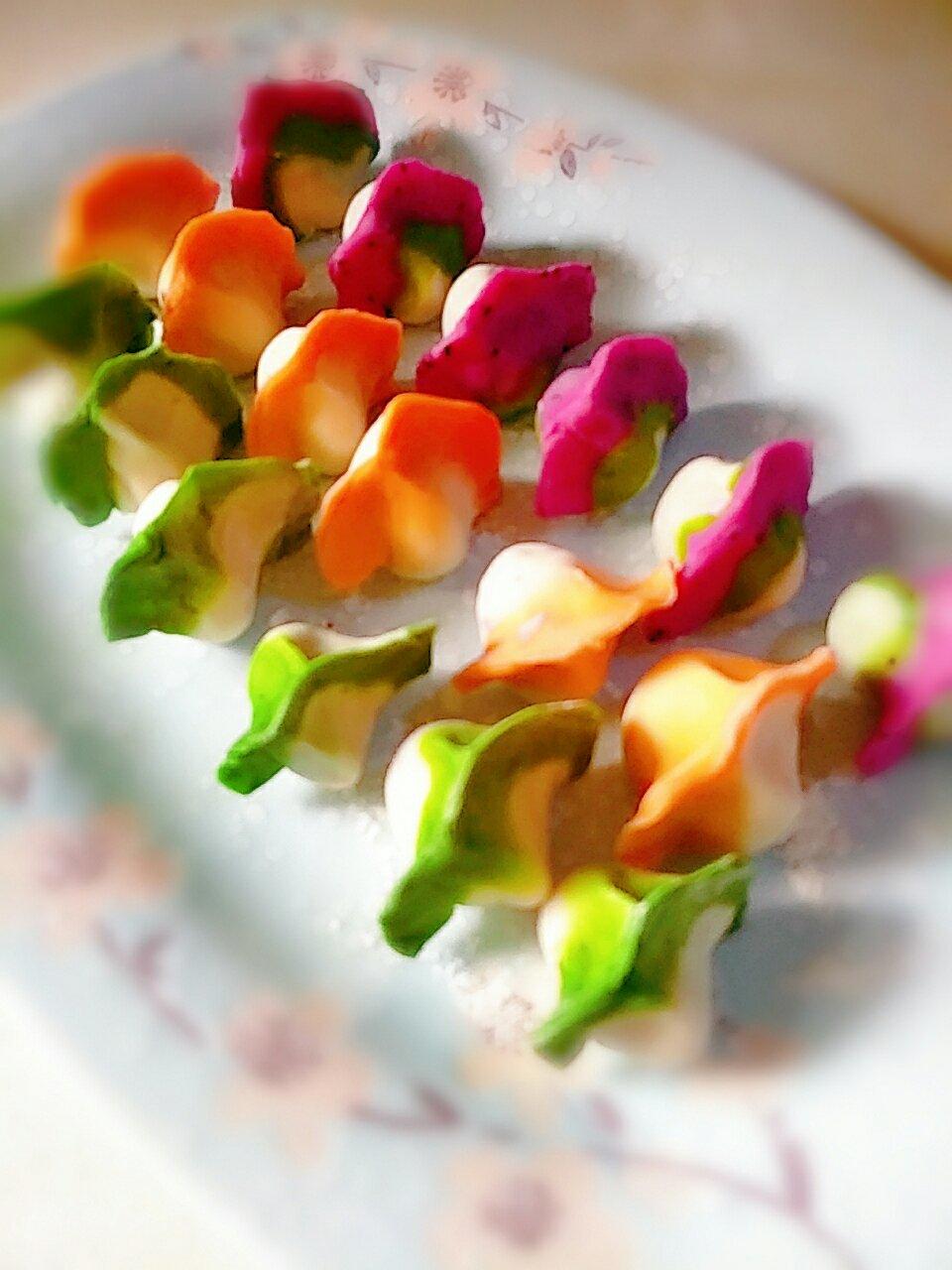 彩色水饺