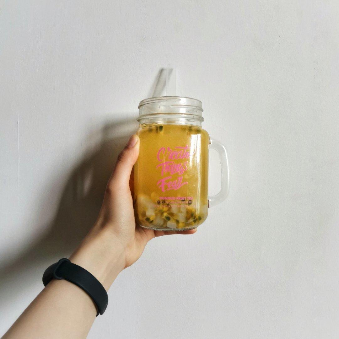 百香果的朴素吃法（百香果汁）