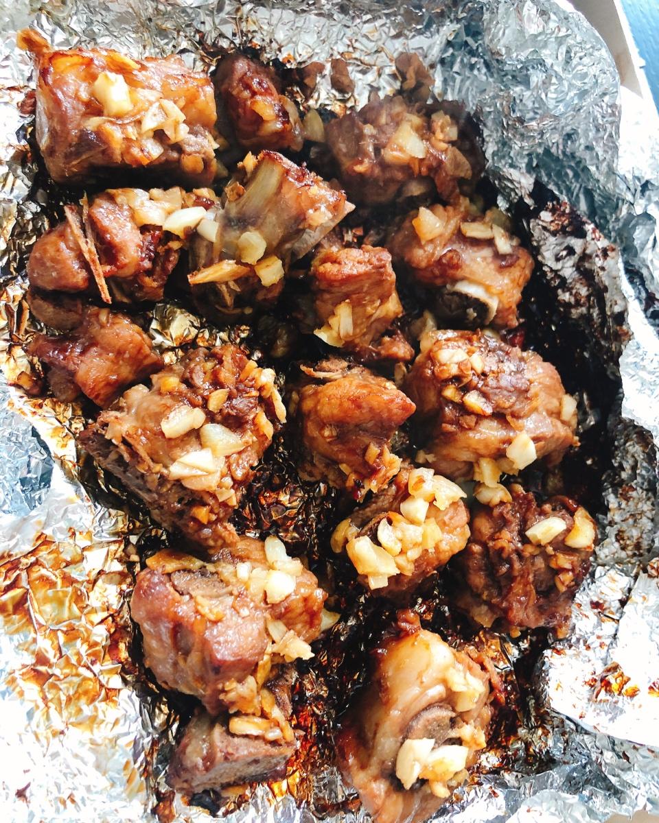 香到骨头里的蒜香排骨（烤箱）