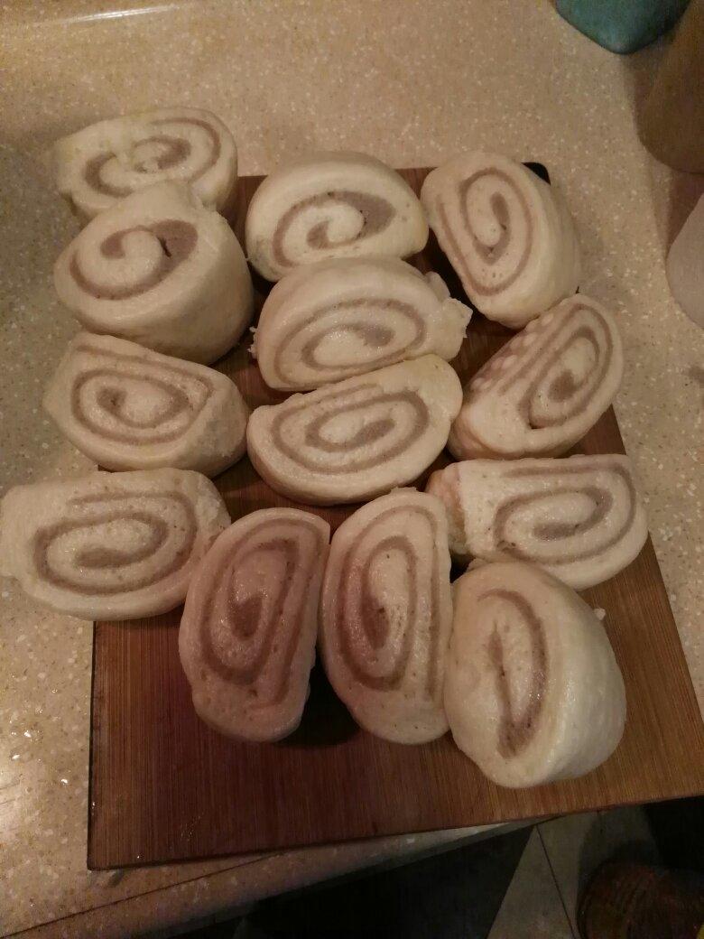 高粱面双层馒头