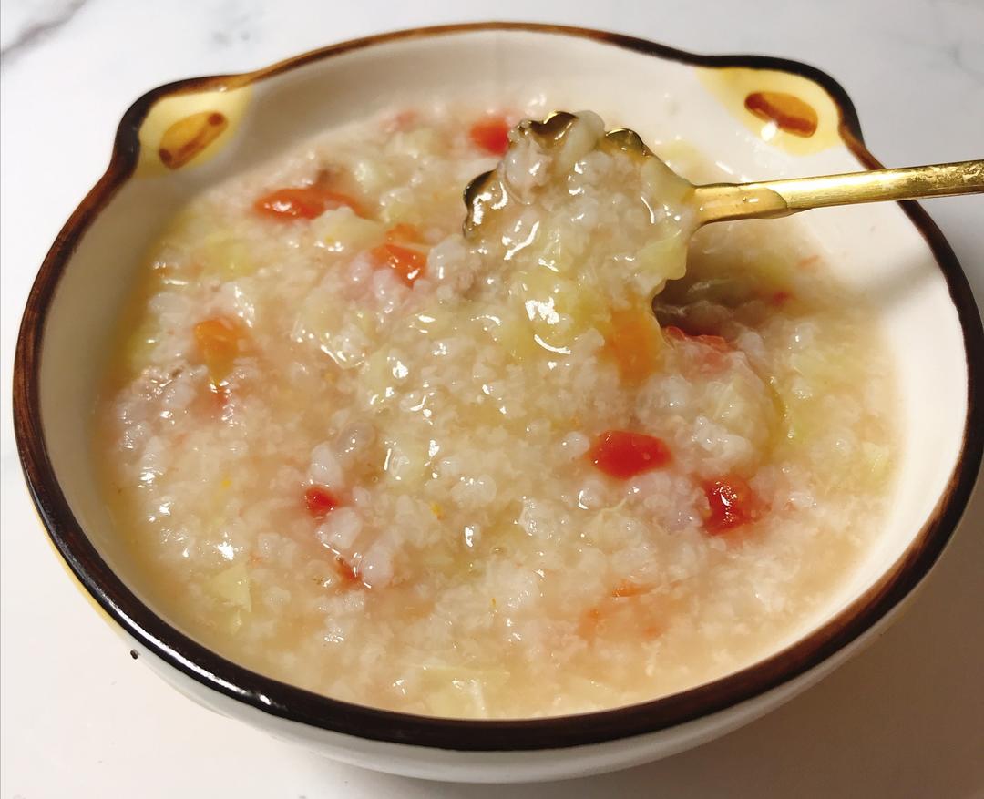 【卷心菜番茄牛肉粥】10月龄+宝宝辅食的做法