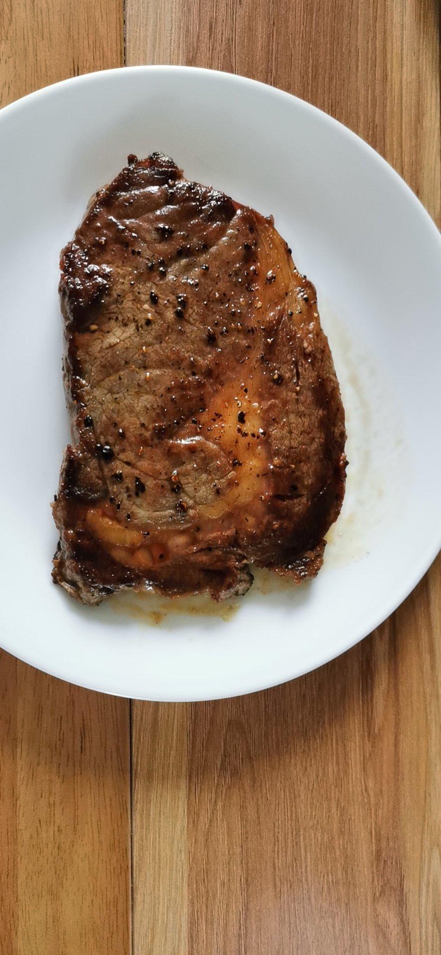 天雷一步做的香煎眼肉牛排(薄款)