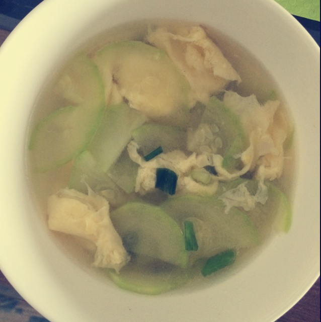 西葫芦蛋汤