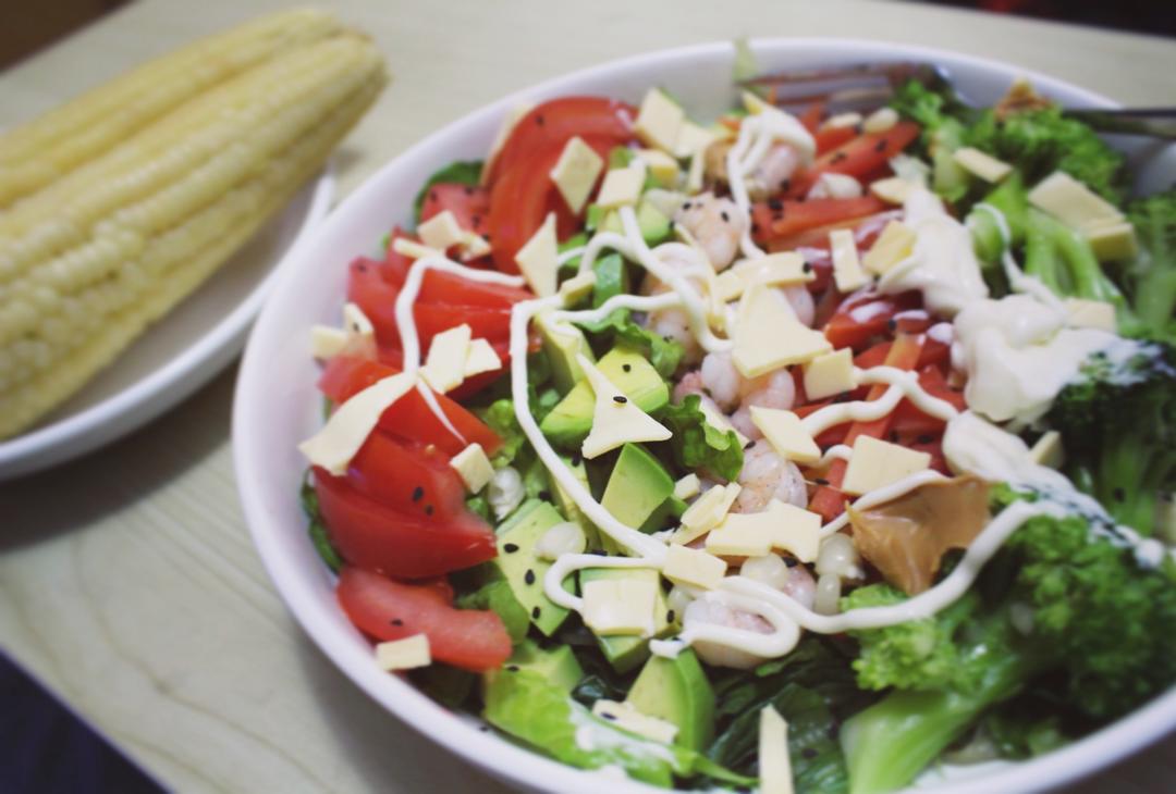 【减脂小厨房】牛油果沙拉