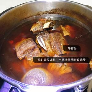 高压锅炖牛排骨的做法 步骤4